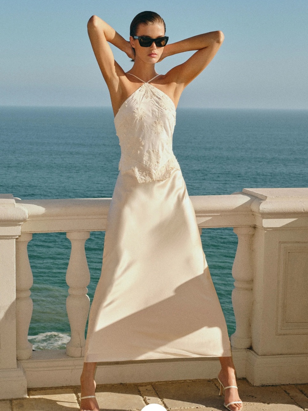 Reformation Jillian Silk Dress
